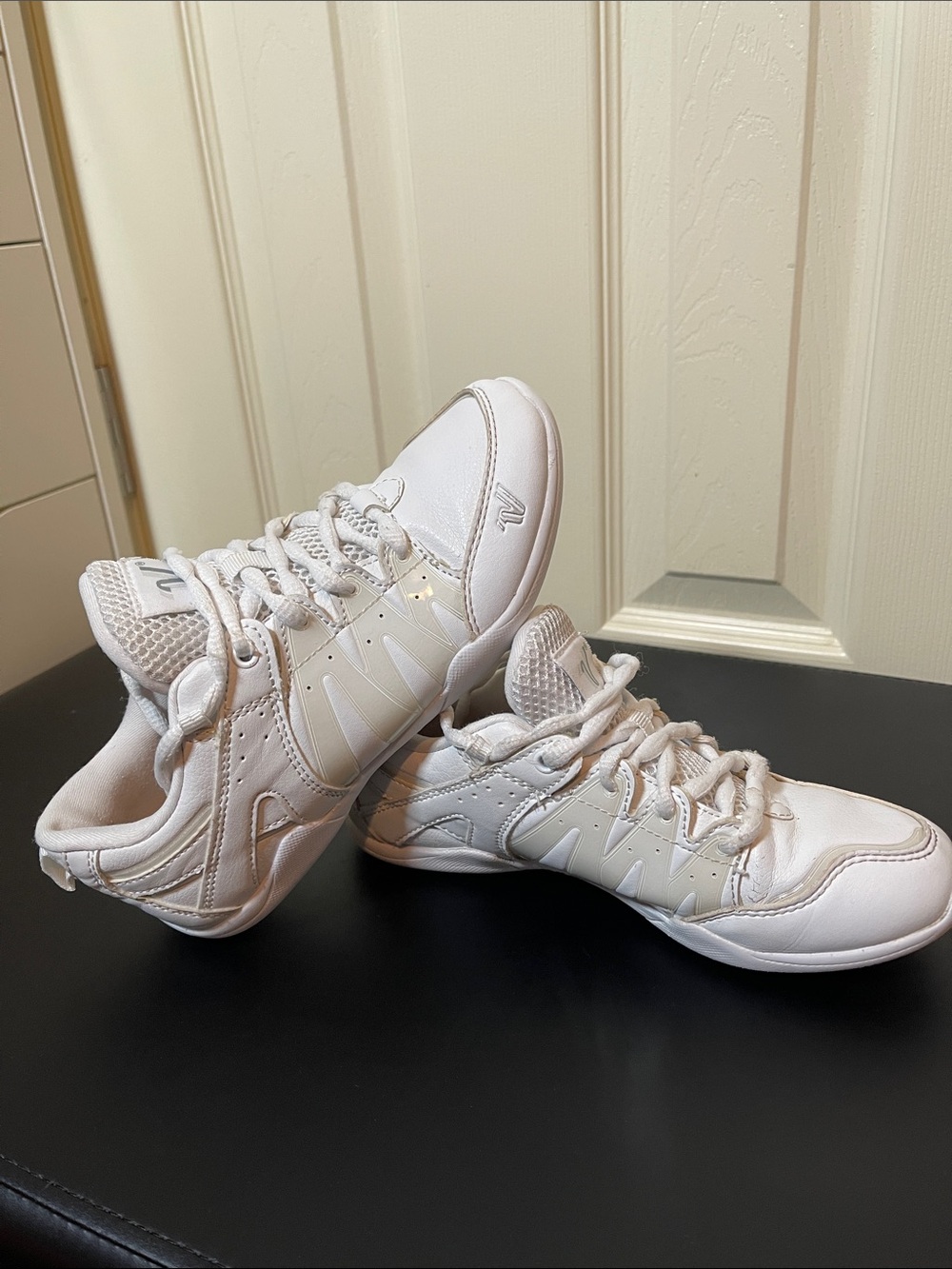 Varsity Kids White Lace-Up Sneakers - Picture 5 of 7